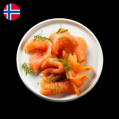 SAUMON FUME NORVEGIEN TRANCHE x800gr S/V