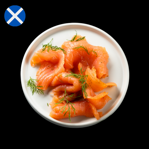 SAUMON FUME LABEL ROUGE ECOSSAIS PRETRANCHE 1,3kg